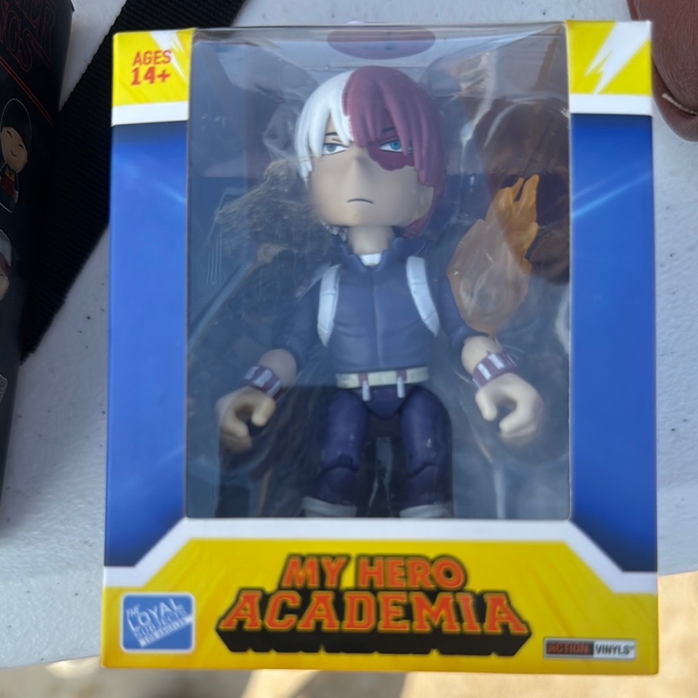 Red and White Action Figure Playset